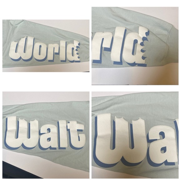 DISNEY Spirit Jersey Walt Disney World STITCH Claw marks puff letters Size Large - Picture 10 of 10